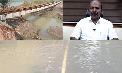 வெள்ளத்தால் பாதிக்கப்பட்ட மாவட்டத்தில் மெகா மருத்துவ முகாம்கள்- அமைச்சர் ஆய்வு