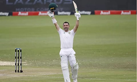 டீன் எல்கர் அசத்தல் சதம்: 2வது நாள் ஆட்ட முடிவில் தென் ஆப்பிரிக்கா 256/5