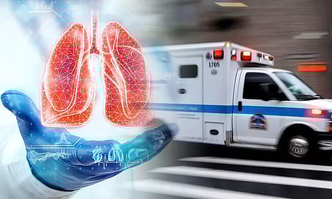 நோயாளிக்கு மறுவாழ்வு: புதுச்சேரியில் இருந்து 2 மணி நேரத்தில் சென்னைக்கு வந்த நுரையீரல்