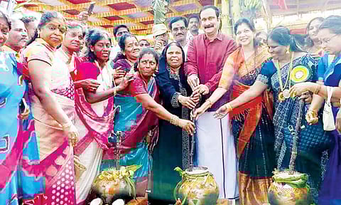 அன்புமணி ராமதாஸ் தலைமையில் சமத்துவ பொங்கல் விழா