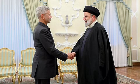 ஈரான் அதிபருடன் வெளியுறவுத்துறை மந்திரி ஜெய்சங்கர் சந்திப்பு