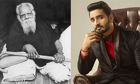 பெரியாரை சீண்டினாரா சந்தானம்? வறுத்தெடுக்கும் நெட்டிசன்கள்