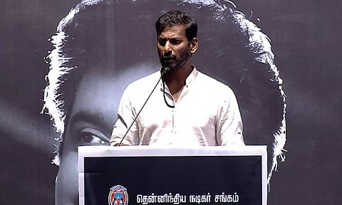 சேர்ந்து நடிக்க ஆசை இருந்தா வா- சண்முக பாண்டியனுக்கு அழைப்பு விடுத்த விஷால்