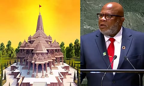 ராமர் கோவில் கும்பாபிஷேகம் : இந்தியா இரண்டாவது தீபாவளியை கொண்டாடுகிறது - ஐ.நா தலைவர்