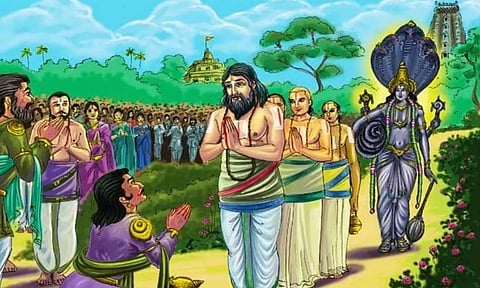 ஆழ்வாரின் வாழ்க்கையில் நடந்த முக்கிய நிகழ்வுகள்