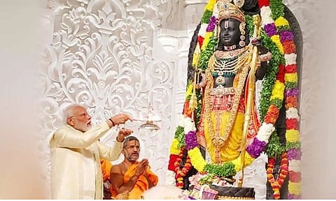 அரசியலமைப்பை உருவாக்கியவர்களுக்கு ராம ராஜ்யம் உத்வேகமாக இருந்தது: பிரதமர் பெருமிதம்