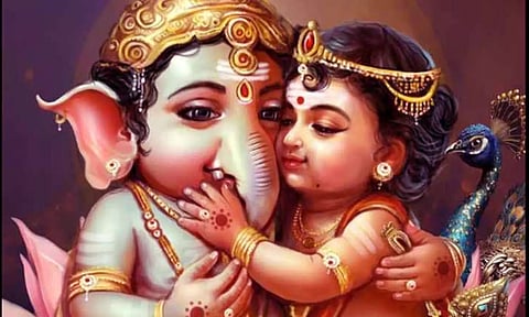 உடன்பிறப்புக்கு இடம் தந்த விநாயகர்