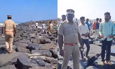 கடல் அலையில் சிக்கி 2 மாணவர்கள் மாயம்- ஒருவர் உயிரிழப்பு