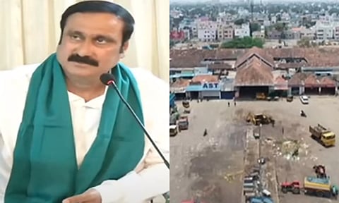 கோயம்பேட்டில் வேறு ஏதாவது அமைத்தால்.... அன்புமணி ராமதாஸ்