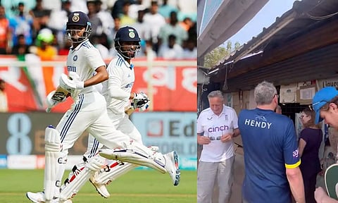 உணவு இடைவேளையில் டாஸ்மாக் கடைக்கு சென்ற இங்கிலாந்து ரசிகர்கள்: வைரல் வீடியோ