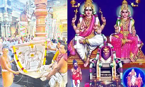 வேதாரண்யேஸ்வரர் கோவிலில் மாசிமக பெருவிழா கொடியேற்றம்
