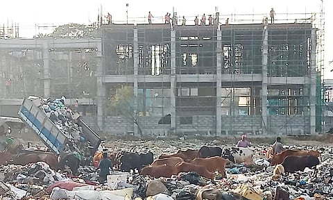 குடியிருப்பு பகுதியில் உருவான குப்பை கிடங்கால் பொதுமக்கள் அவதி