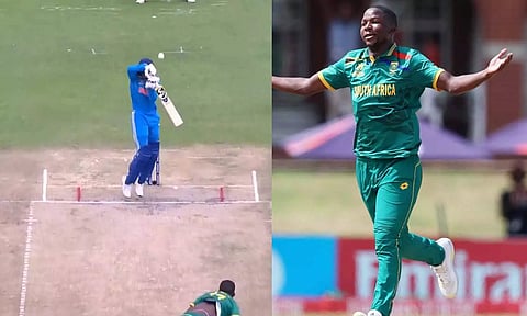 U19 அரையிறுதி: அடுத்தடுத்து விக்கெட்டுகளை இழந்த இந்தியா