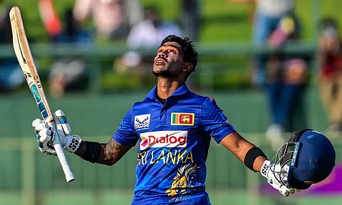 பதும் நிசங்கா இரட்டை சதம்: ஆப்கானிஸ்தான் வெற்றிபெற 382 ரன்களை இலக்காக நிர்ணயித்தது இலங்கை