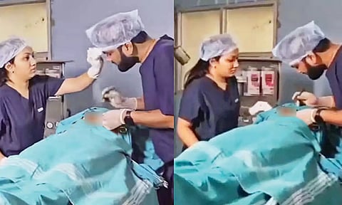 ஆபரேஷன் தியேட்டரில் போட்டோஷூட் நடத்திய டாக்டர் பணி நீக்கம்