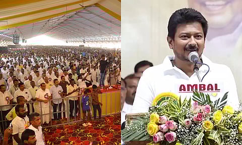 மற்ற மாநிலங்களுக்கு முன்னோடியாக தமிழகத்தில் திட்டங்கள் செயல்படுத்தப்பட்டு வருகிறது- அமைச்சர் உதயநிதி பேச்சு