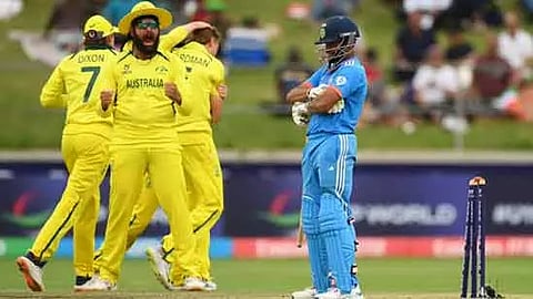 U19 உலகக் கோப்பை: 6 முக்கிய விக்கெட்டுகளை இழந்து தடுமாறும் இந்தியா