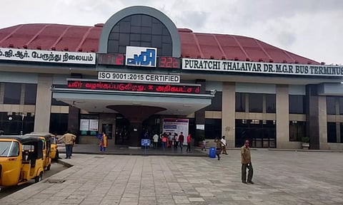 சென்னை கோயம்பேட்டில் பேருந்து நடத்துனரின் டிக்கெட் பை கொள்ளை