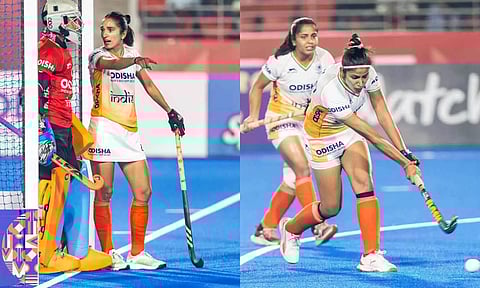 புரோ ஹாக்கி லீக்: பெனால்டி ஷூட் அவுட் முறையில் அமெரிக்காவை வீழ்த்திய இந்திய பெண்கள் அணி