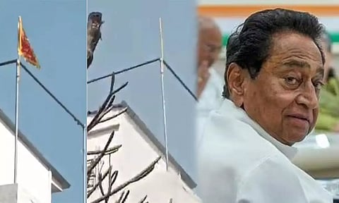 ஜெய்ஸ்ரீராம் கொடியை அகற்றிய கமல்நாத்: பாஜகவுக்கு தாவும் வதந்திக்கு முற்றுப்புள்ளி?