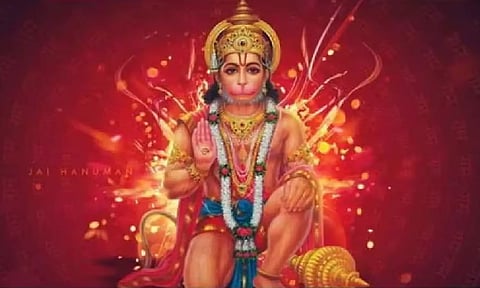 சிவ அம்சம் பொருந்திய அனுமன்...!