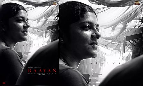 "ராயன்" படத்தில் இணைந்த அபர்ணா பாலமுரளி- போஸ்டர் வெளியீடு