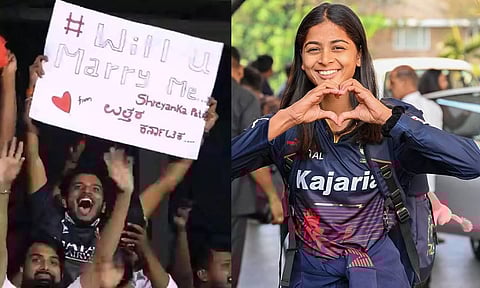 ஆர்சிபி வீராங்கனைக்கு காதல் வலை விரித்த ரசிகர்- மகளிர் கிரிக்கெட்டில் சுவாரஸ்யம்