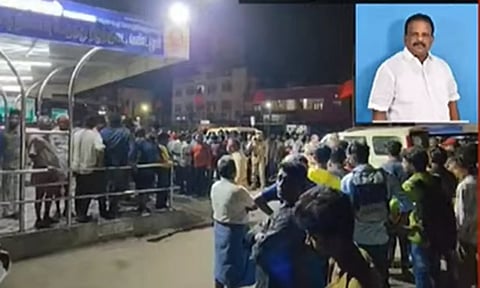 திமுக நிர்வாகி மீது நாட்டு வெடிகுண்டு வீசி படுகொலை