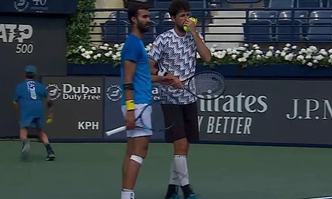 துபாய் சாம்பியன்ஷிப்: யூகி பாம்ப்ரி ஜோடி அரையிறுதியில் தோல்வி