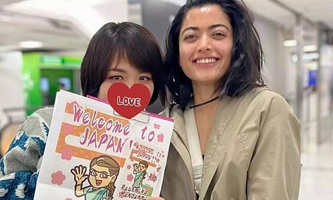 ஜப்பான் ரசிகர்களின் உற்சாக வரவேற்பில் திகைத்துப்போன ராஷ்மிகா