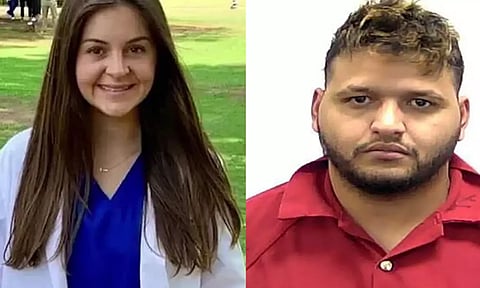 மாணவி கொலை: சட்டவிரோத குடியேற்றத்தை ஊக்குவிப்பதாக பைடனை தாக்கும் டிரம்ப்