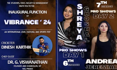 VIBRANCE 2024 விழா - திரை பிரபலங்கள் வருகையால் VIBE-க்கு தயாராகும் VIT