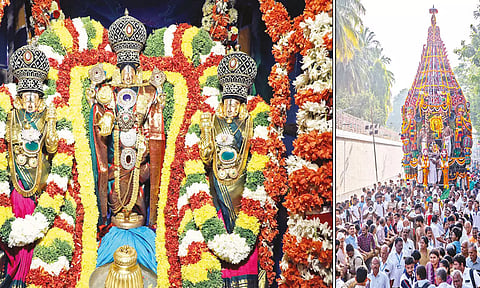 சீனிவாசமங்காபுரம் கல்யாண வெங்கடேஸ்வரர் கோவில் தேரோட்டம்