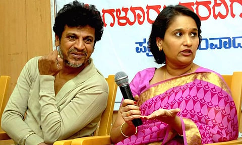 பாராளுமன்ற தேர்தல் - நடிகர் சிவராஜ்குமார் மனைவி கீதா ஷிமோகாவில் போட்டி