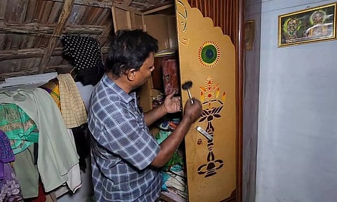 பல்லடம் அருகே தோட்டத்து வீட்டில் 10 பவுன் நகைகள் கொள்ளை