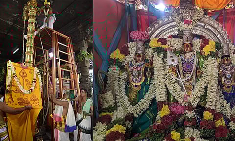 பழனி முருகன் கோவிலில் பங்குனி உத்திர திருவிழா கொடியேற்றம்