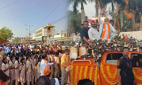 பிரதமர் ரோடு ஷோவில் பள்ளி மாணவர்கள் பங்கேற்ற விவகாரம்: இந்தியக் கம்யூனிஸ்ட் கட்சி புகார்