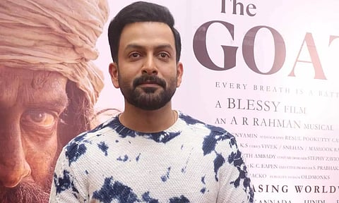 'தி கோட் லைஃப்- ஆடுஜீவிதம்' படம் என் வாழ்க்கையின் அங்கம்"- நடிகர் பிருத்விராஜ் நெகிழ்ச்சி!