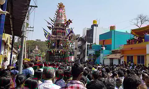 ஓசூரில் சந்திரசூடேஸ்வரர் கோவில் தேரோட்டம்