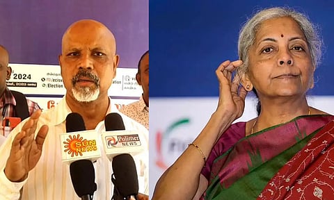 நிர்மலா சீதாராமனுக்கு எதிராக கடிதம் எழுதிய ஐ.ஆர்.எஸ். அதிகாரி வட சென்னையில் போட்டி