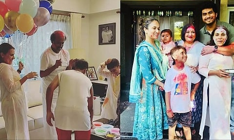 ரஜினிகாந்த் 'ஹோலி' பண்டிகை கொண்டாடுவதன் பின்னணி ?