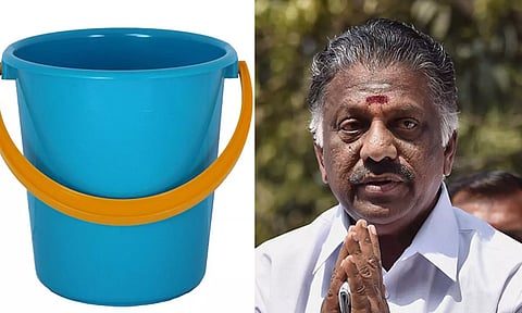 "பக்கெட்" சின்னம் வழங்க கோரி தேர்தல் ஆணையத்தில் ஓ.பி.எஸ் மனு