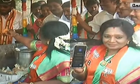 தள்ளுவண்டி கடையிலும் டிஜிட்டல் பேமெண்ட்... இதுதான் பிரதமர் மோடியின் சாதனை- தமிழிசை