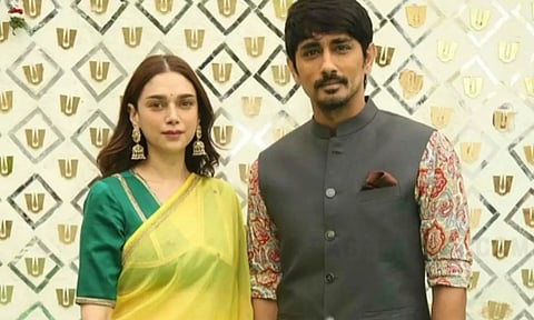 வதந்திக்கு முற்றுப்புள்ளி..! அதிதி ராவை கரம் பிடித்தார் நடிகர் சித்தார்த்