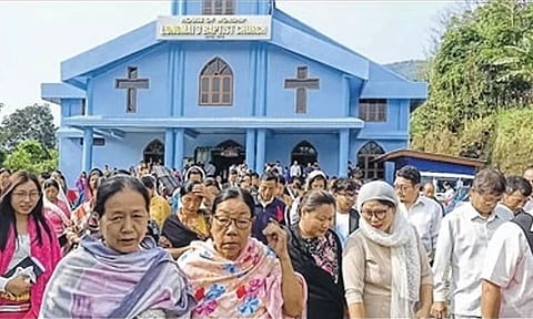 கிறிஸ்தவர்கள் அதிகளவு வாழும் மணிப்பூரில் வரும் ஈஸ்டர் ஞாயிறு அரசு வேலை நாளாக அறிவிப்பு