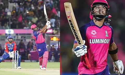 ஐ.பி.எல். 2024: ரியான் பராக் அதிரடி - டெல்லி அணிக்கு 186 ரன்களை இலக்காக நிர்ணயித்த ராஜஸ்தான்