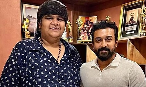 'சூர்யா 44': கார்த்திக் சுப்புராஜ் உடன் எடுத்த புகைப்படத்தை பகிர்ந்த சூர்யா