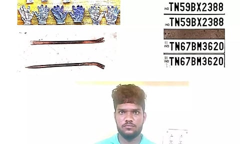 தொடர் திருட்டில் ஈடுபட்ட கொள்ளையன் கைது