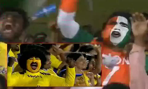 ஜெயித்தது யார் என குழப்பம் அடையும் அளவிற்கு சிஎஸ்கே ரசிகர்கள் ஆரவாரம்... காரணம் தல டோனி