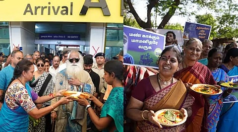 ஈஷா யோக மையத்தை வந்தடைந்தார் சத்குரு- கிராம மக்கள், உற்சாக வரவேற்பு